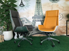 Bentwood swivel office chair