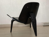 Shell Fabric Armless Chair