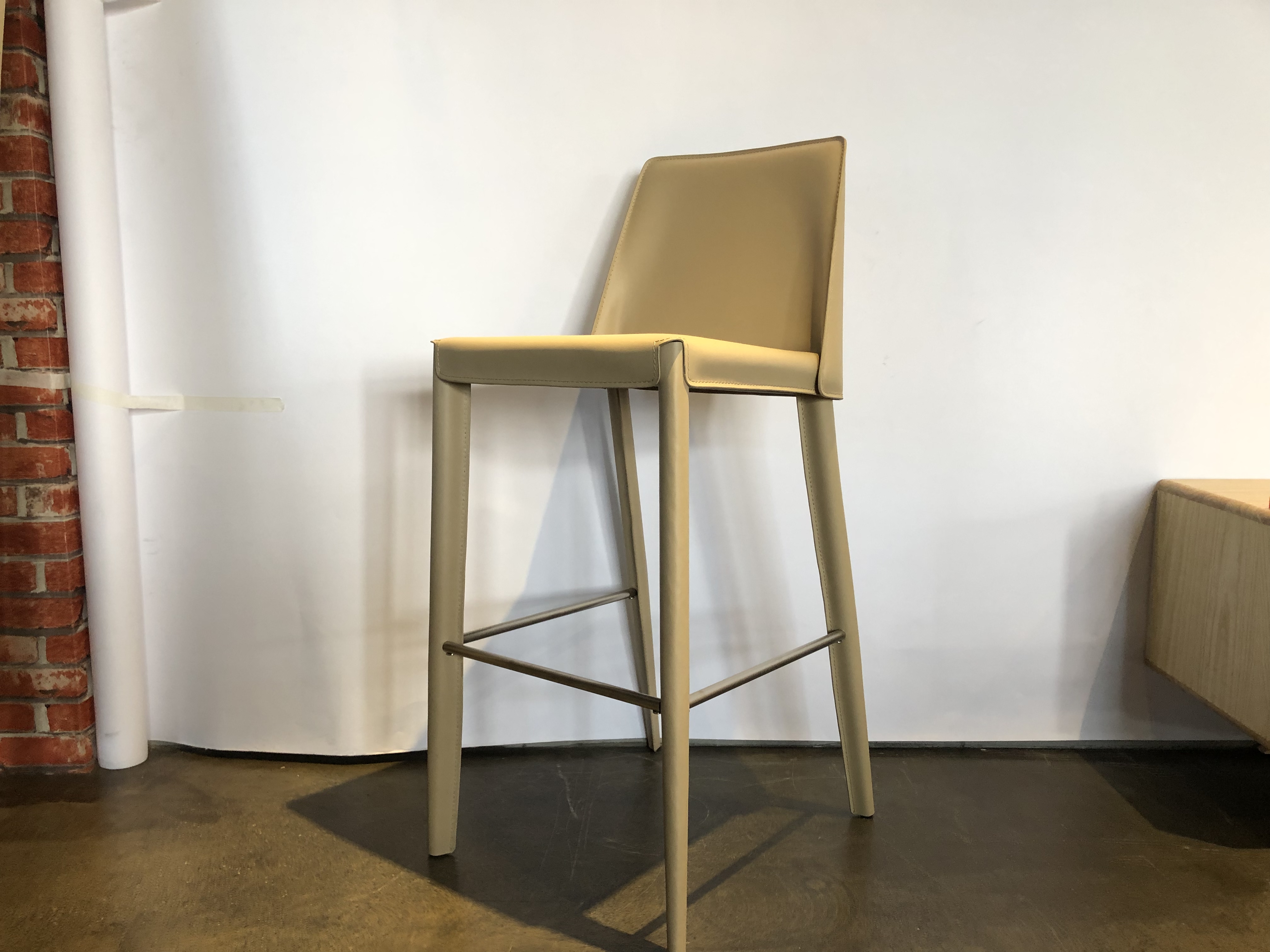 Bar stool with leather any color