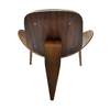 Shell Fabric Armless Chair