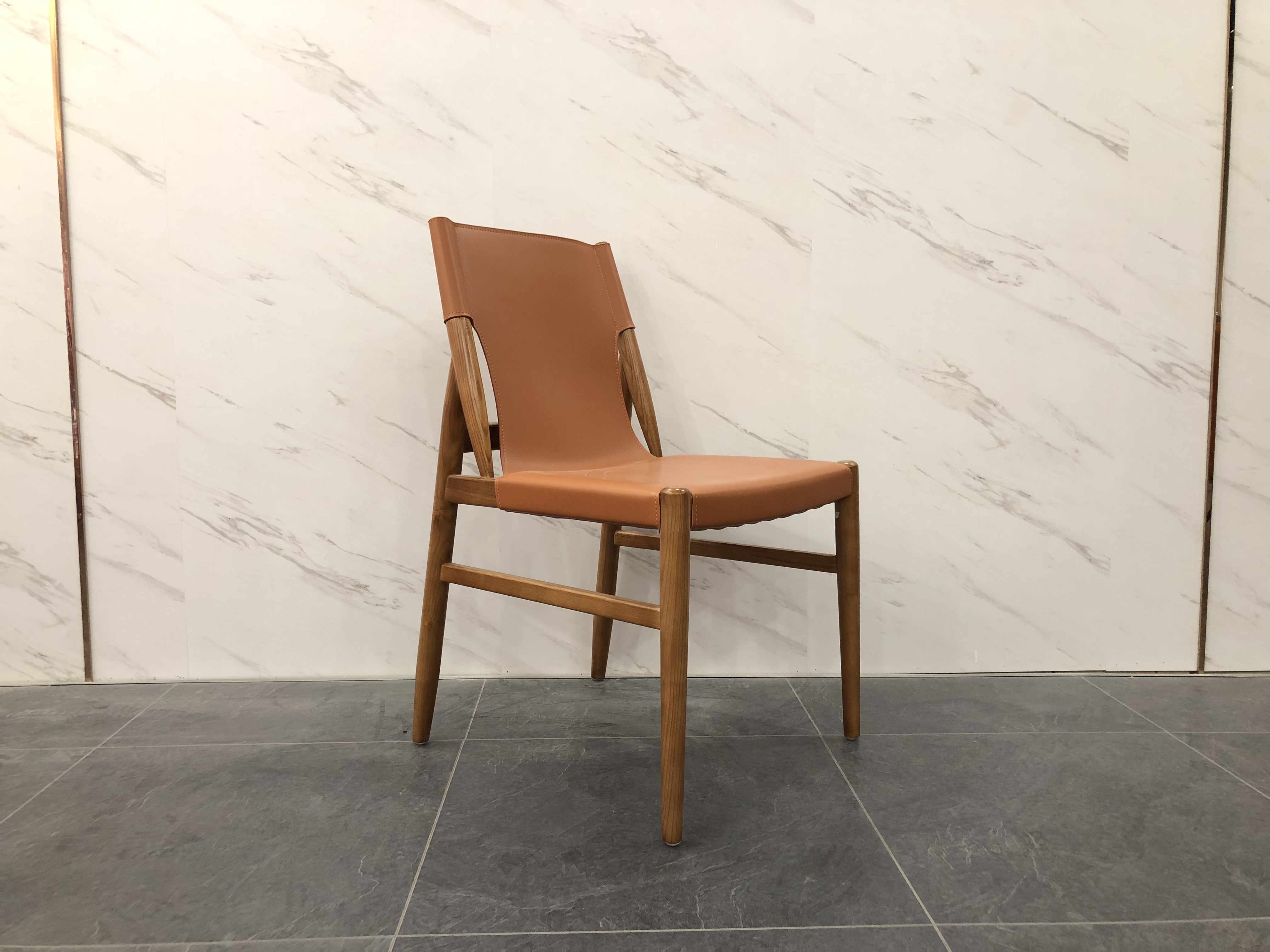 chair with leather