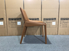 Dining chair with leather