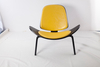 Shell Fabric Armless Chair