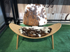 Shell Fabric Armless Chair
