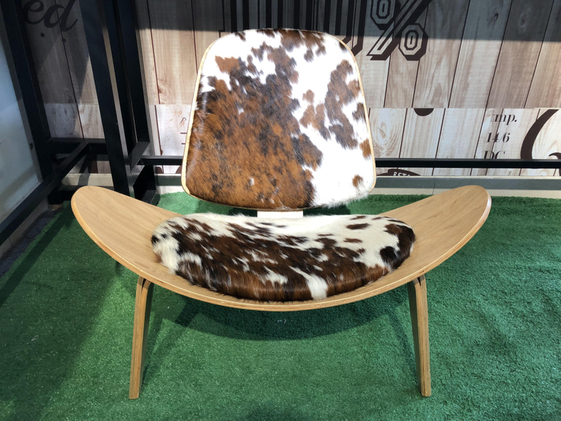 Shell Fabric Armless Chair