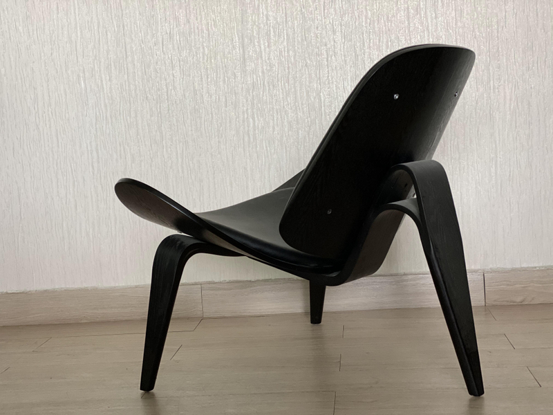 Shell Fabric Armless Chair