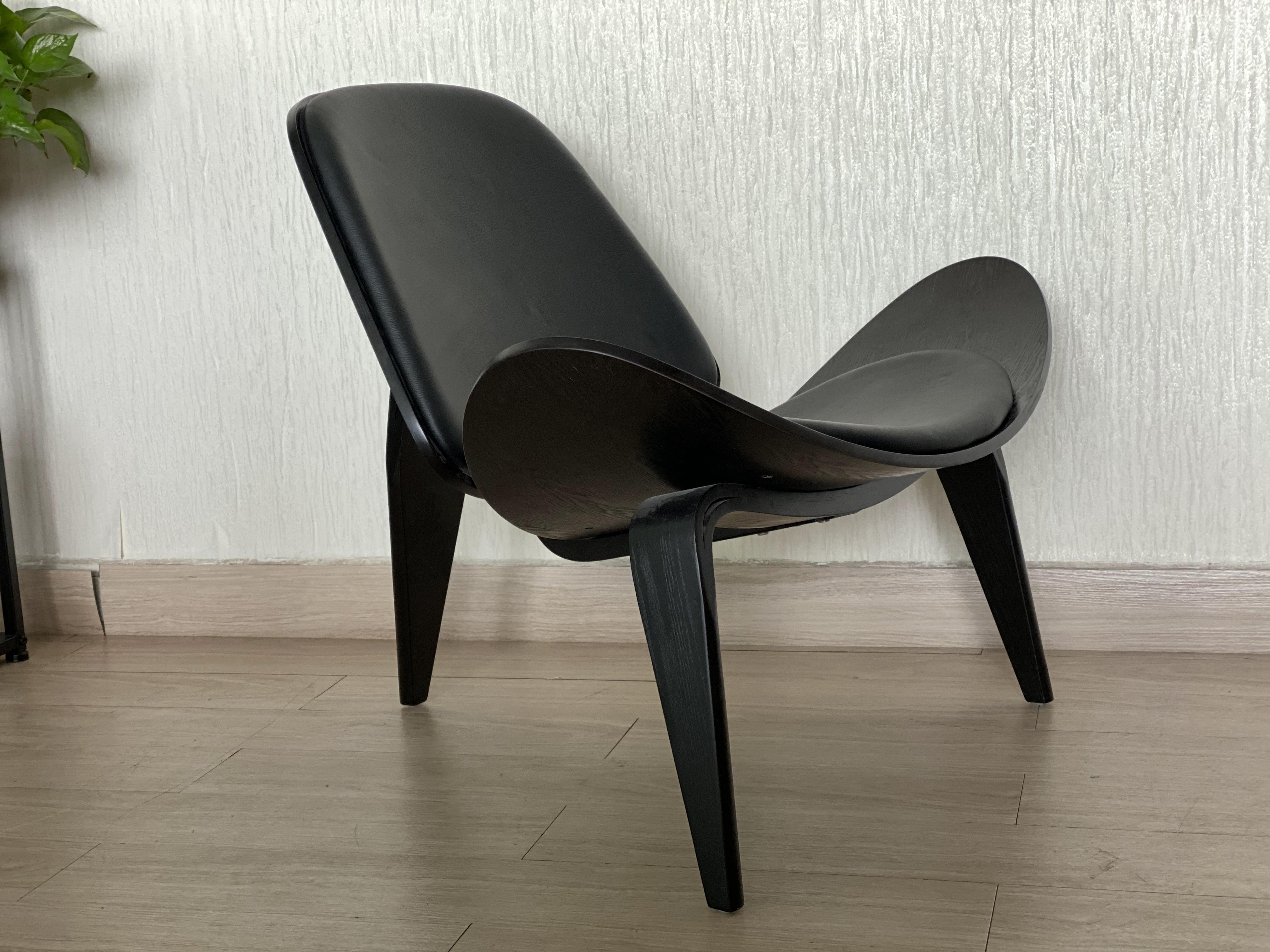 Shell Fabric Armless Chair