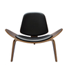 Shell Fabric Armless Chair