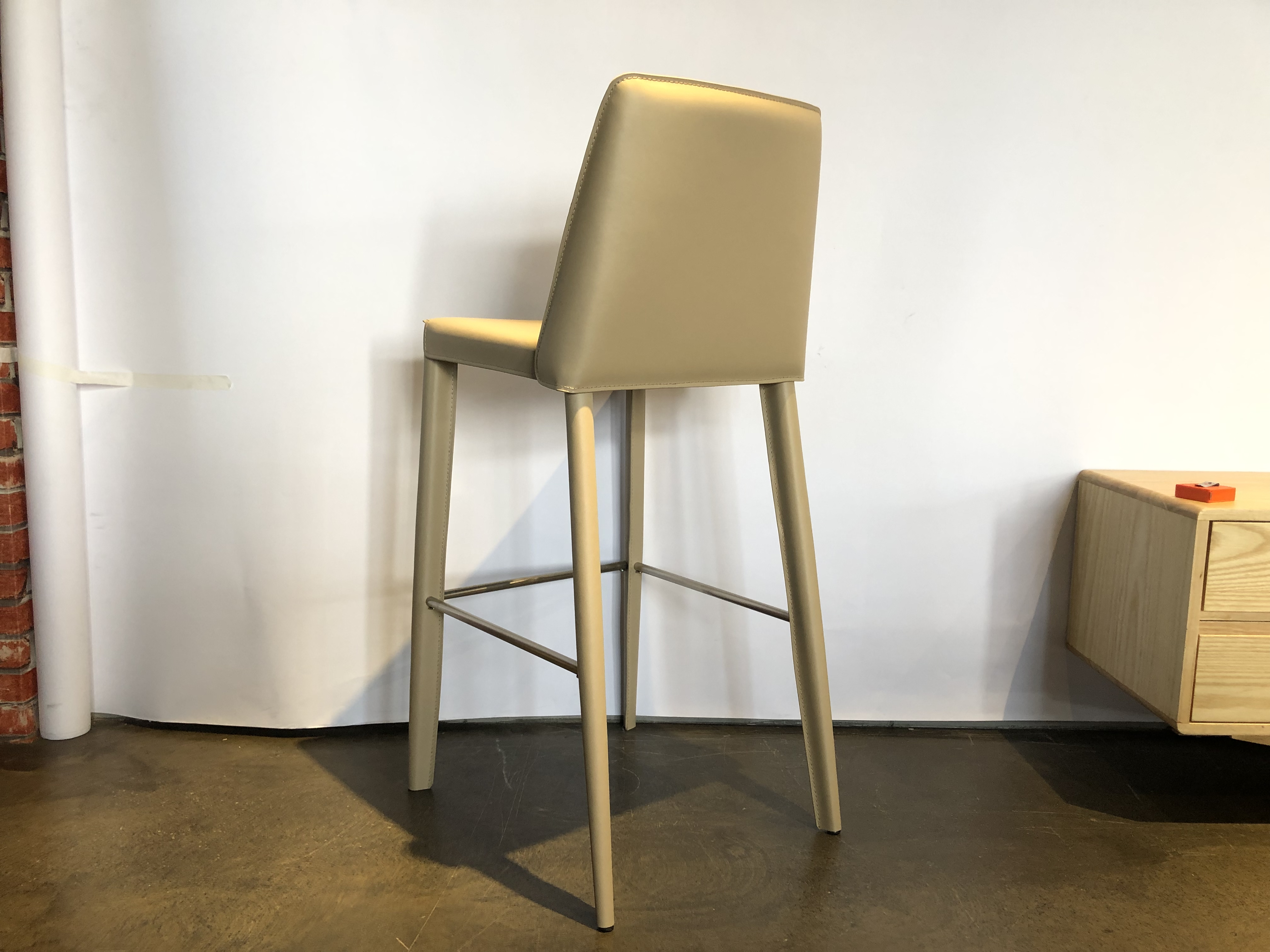 Bar stool with leather any color