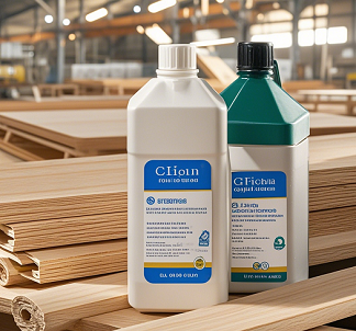 How is glue used in the production of bentwood lumber?